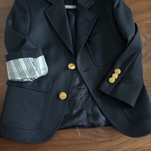 Brooks Brothers Black Blazer with Gold Buttons